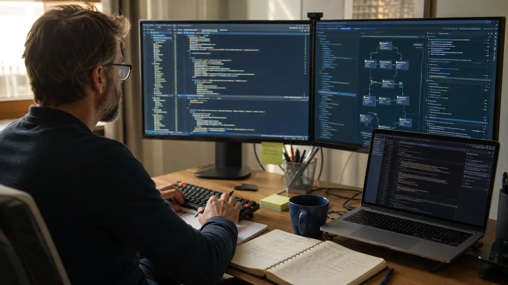Engineer connecting an AI agent to controlled tools and enterprise APIs